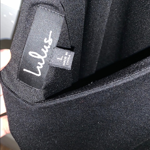 Lulu’s Black Dress - Picture 5 of 6